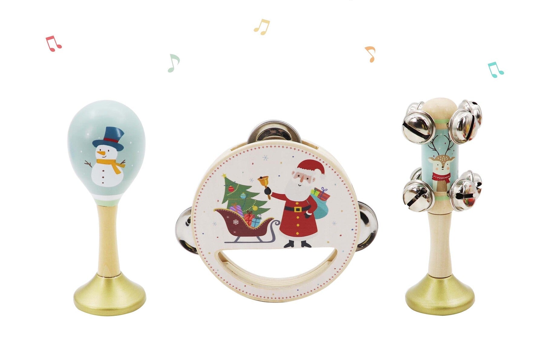 CHRISTMAS 3PC MUSICAL SET - Bamboo Sprout
